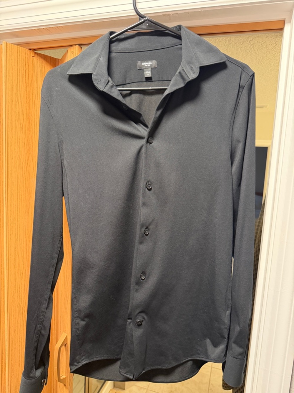 Express Men’s Black Dress Shirt